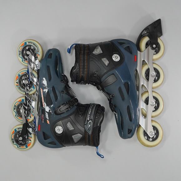 Rollerblade RB 90 Urban Skates - Black/Blue - Size 12.5 - Picture 2 of 7